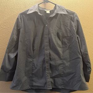 Old Navy Women's Black Button Down Shirt